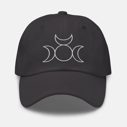 Dryghtyn Lunar Dad Hat | Gothic Celestial Art Embroidered Cap