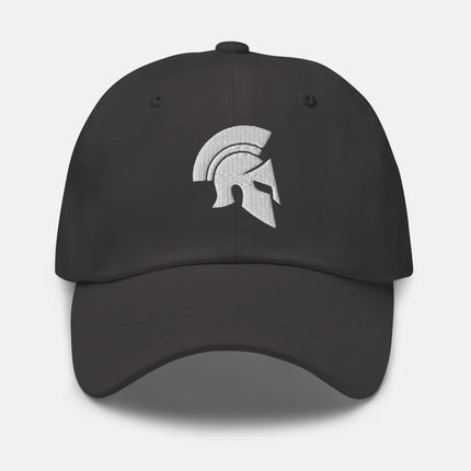 Spartan Helmet Dad Hat | Ancient Greek Warrior Embroidered Cap