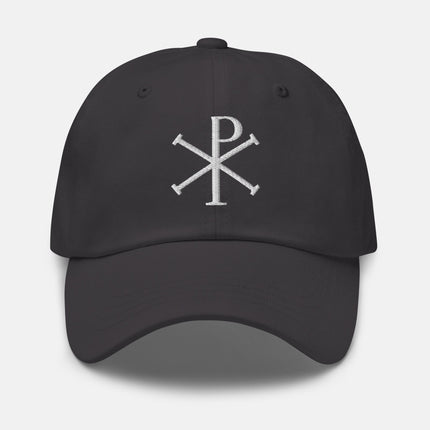 Chi Rho Dad Hat | Early Christian Byzantine Symbol Embroidered Cap
