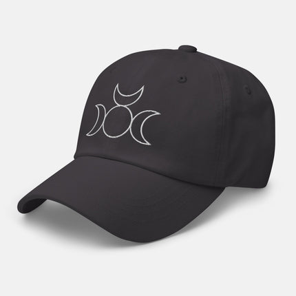 Dryghtyn Lunar Dad Hat | Gothic Celestial Art Embroidered Cap