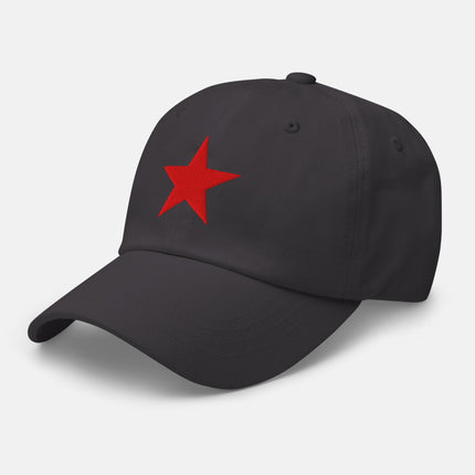 Red Star Embroidered Cap | Soviet Union Symbol Historical Dad Hat