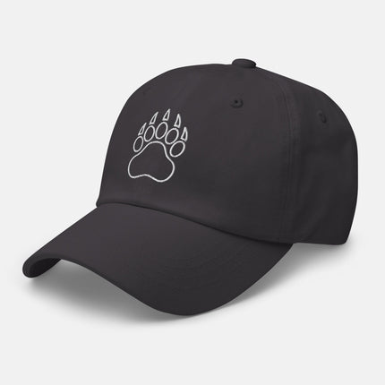 Bear Paw Symbol Embroidered Cap | Wilderness Aesthetic Dad Hat