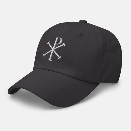 Chi Rho Dad Hat | Early Christian Byzantine Symbol Embroidered Cap