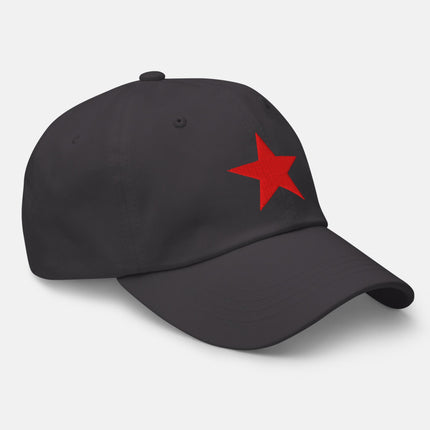 Red Star Embroidered Cap | Soviet Union Symbol Historical Dad Hat