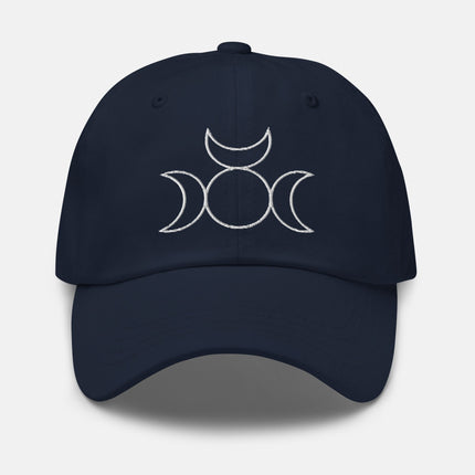 Dryghtyn Lunar Dad Hat | Gothic Celestial Art Embroidered Cap
