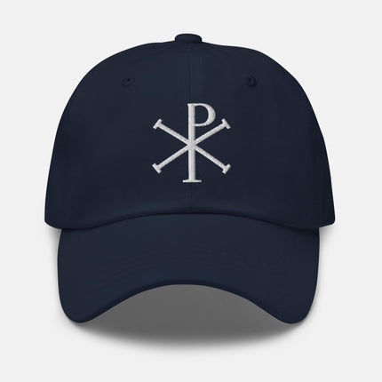 Chi Rho Dad Hat | Early Christian Byzantine Symbol Embroidered Cap