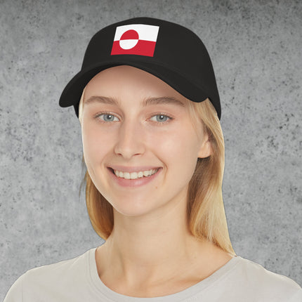 Greenland Erfalasorput flag baseball cap featuring the national symbol print.
