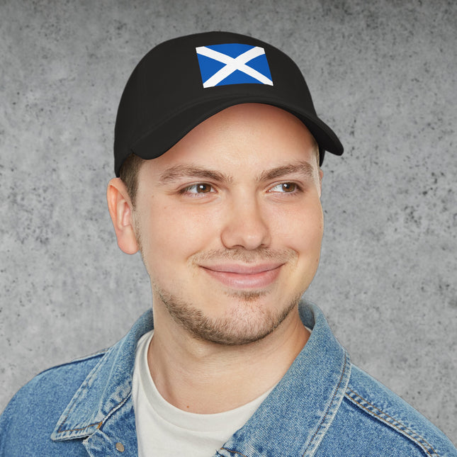 Scottish Flag Baseball Cap | St Andrew's Cross Saltire DTF Print Hat