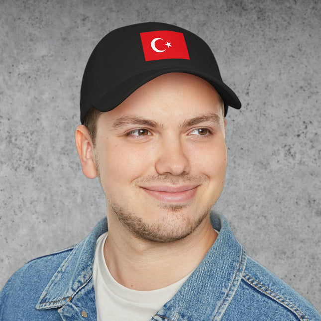 Turkey Flag Baseball Cap | Turkish Crescent Star Hat DTF Graphic Print