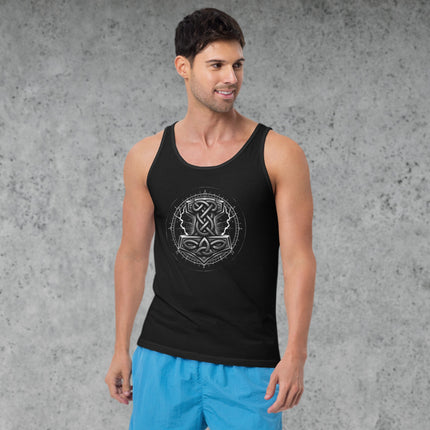 Mjolnir Thor's Hammer Norse Knotwork Tank Top | Viking Mythology Shirt Mjolnir