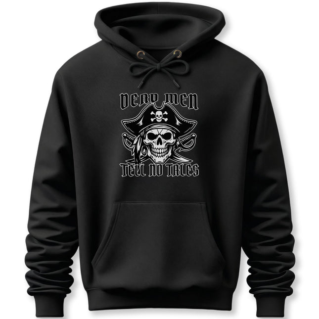 Dead Men Tell No Tales Pirate Skull & Swords Hoodie | Graphic Pullover Hoodie