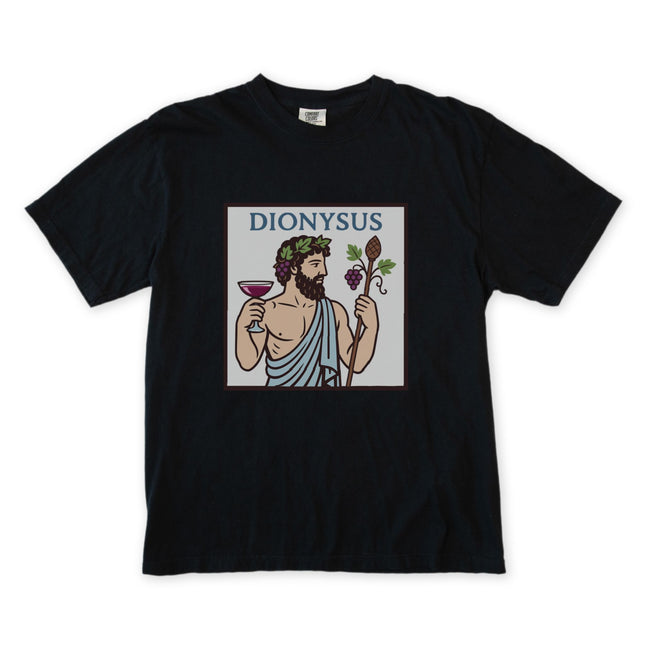 Dionysus Greek God of Wine T-Shirt | Mythology Graphic Comfort Colors Tee