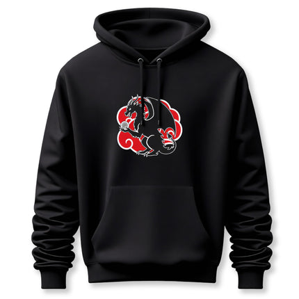 Dragon & Red Cloud Hoodie | Chinese Style Graphic Unisex Pullover V2