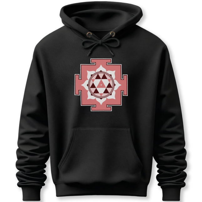 Durga Yantra Hoodie | Hindu Goddess Symbol Sacred Geometry Pullover Hoodie