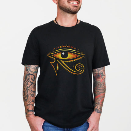 Eye of Horus T-Shirt | Egyptian Protection Symbol Graphic Print Tee Shirt