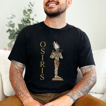 Osiris Egyptian God T-Shirt | Ancient Egypt Mythology Graphic Tee Shirt