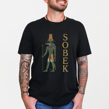Sobek Egyptian Crocodile God Mythology T-Shirt | Ancient Egypt Tee Shirt