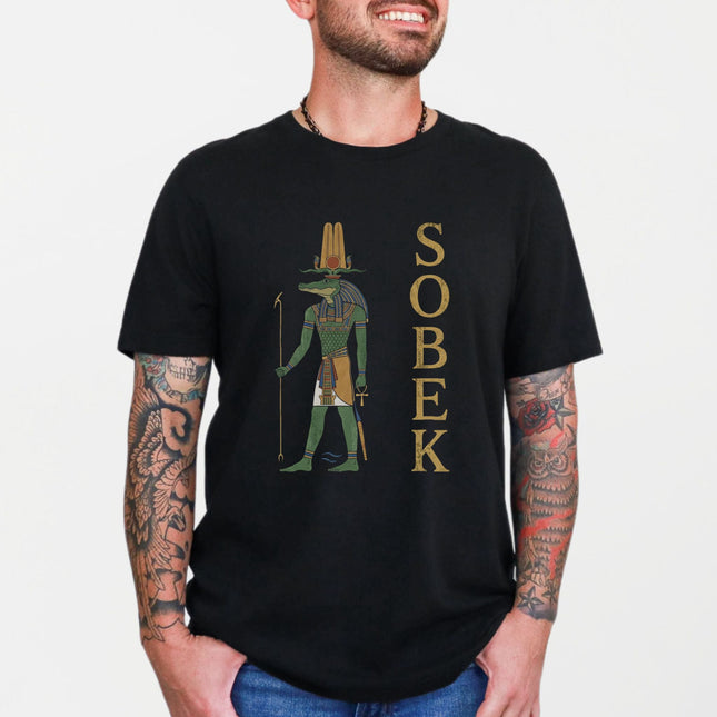 Sobek Egyptian Crocodile God Mythology T-Shirt | Ancient Egypt Tee Shirt