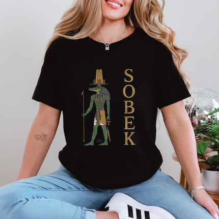 Sobek Egyptian Crocodile God Mythology T-Shirt | Ancient Egypt Tee Shirt