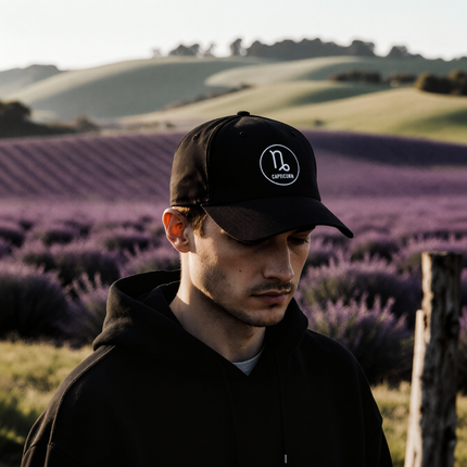 Embroidered hat with Capricorn Zodiac Graphic V2