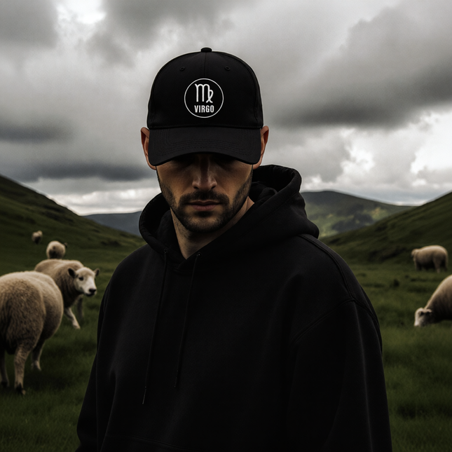Embroidered Virgo Zodiac Hat | Casual Cap V2