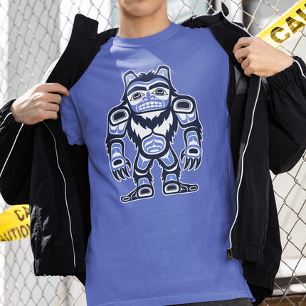 Haida Sasquatch Bigfoot T-Shirt | Indigenous Pacific Northwest Art Tshirt