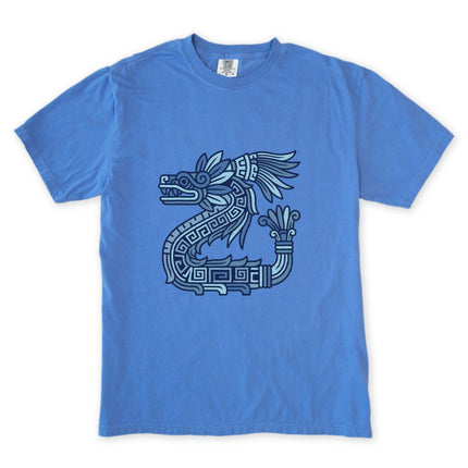 Quetzalcoatl Feathered Serpent T-Shirt | Aztec Mayan Mythology Tee Shirt