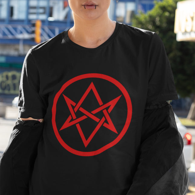 Unicursal Hexagram Sacred Geometry T-Shirt | Esoteric Occult Magic Unisex Tee
