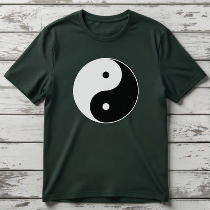 Yin Yang Symbol T-Shirt | Harmony and Balance Graphic Unisex Tee | V1