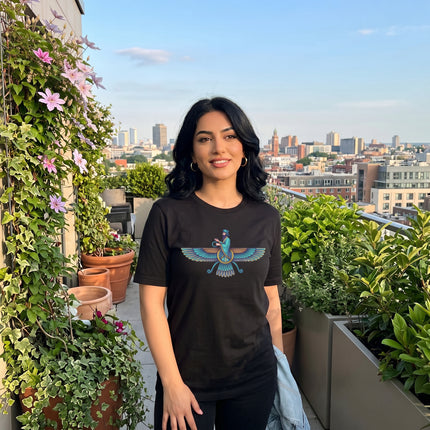 Persian Faravahar T-Shirt - Zoroastrian Symbol Graphic Tee
