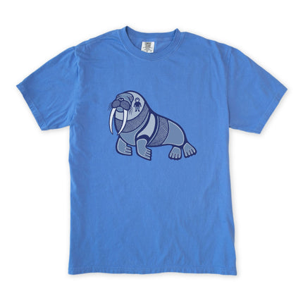 Inuit Walrus Graphic T-Shirt | Arctic Indigenous Symbol Tee | Comfort Colors