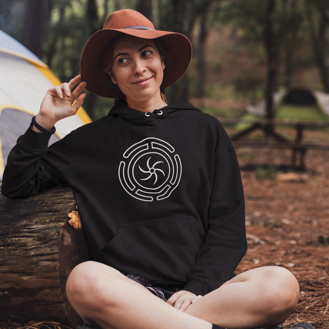 Hekate's Wheel Greek Triple Goddess Hoodie | Witch's Symbol Unisex Hoodie