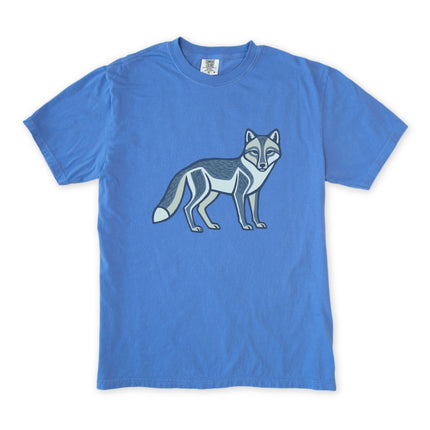 Geometric Arctic Fox T-Shirt | Inuit Inspired Wildlife Graphic Tee Shirt