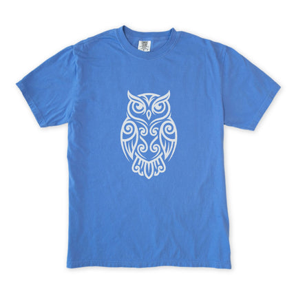 Tribal Owl T-Shirt | Intricate Celtic Knot Wisdom Unisex Unisex Tee Shirt