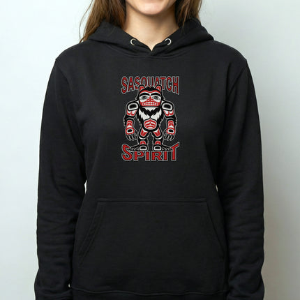 Sasquatch Spirit Hoodie | Bigfoot Indigenous Native American Art Hoodie