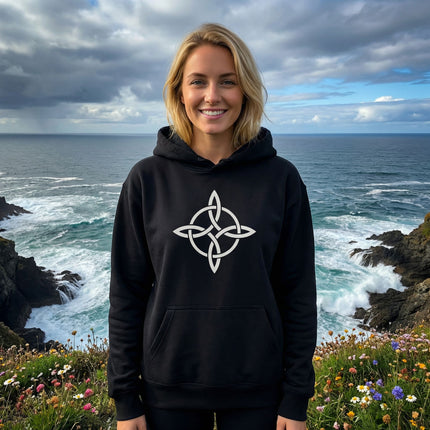Witch's Knot Hoodie | Pagan Celtic Symbol Unisex Pullover V1