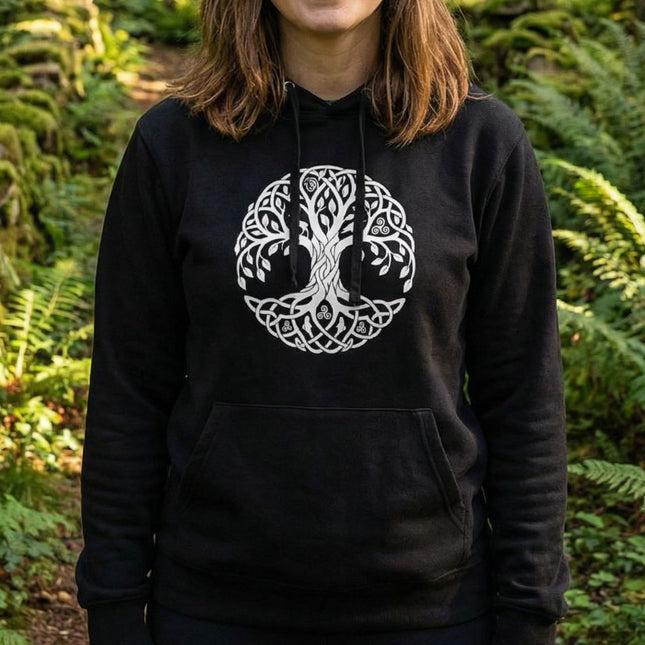 Celtic Tree of Life Hoodie | Yggdrasil World Tree Unisex Pullover V4