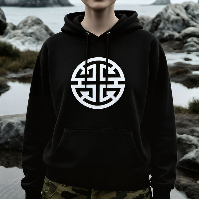 Prosperity Lu Symbol Hoodie | Unisex Chinese Good Luck Pullover V1