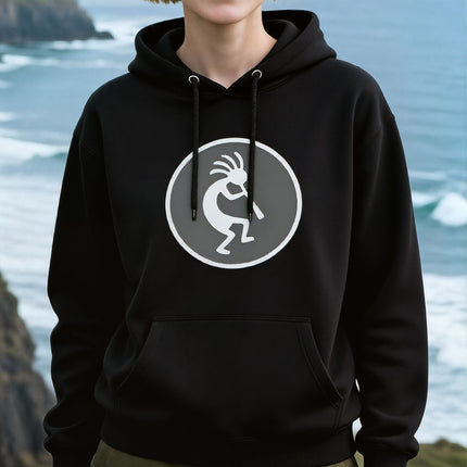 Native American Kokopelli Hoodie | Unisex Flute Player Pullover V2