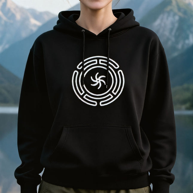 Hekate's Wheel Greek Triple Goddess Hoodie | Witch's Symbol Unisex Hoodie V1