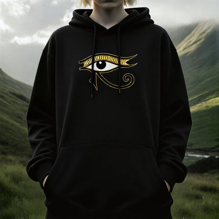 Egyptian Eye of Horus Hoodie | Ancient Egypt Unisex Pullover V2