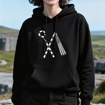Crook & Flail Hoodie | Ancient Egyptian Pharaoh Osiris Unisex Pullover V1