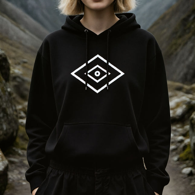 Shaman's Eye Graphic Hoodie |  Native American Inspired Unisex Pullover V1