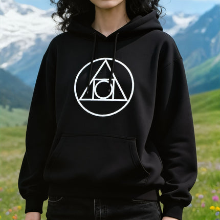 Sacred Geometry Philosopher's Stone Hoodie | Unisex Alchemy Graphic Pullover V1