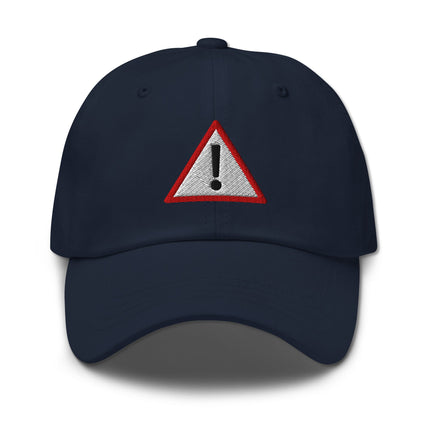 High Voltage Lightning Bolt Embroidered Hat | Electric Danger Symbol Cap
