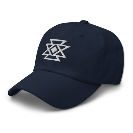 Native American Butterfly Embroidered Hat  | Geometric Design Baseball Cap