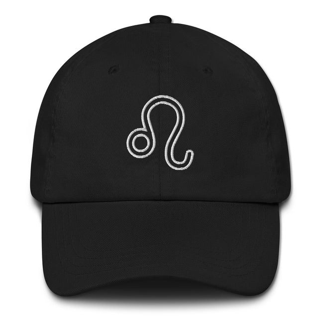 Leo Outline Embroidered Baseball Cap | Zodiac Sign Astrology Dad Hat