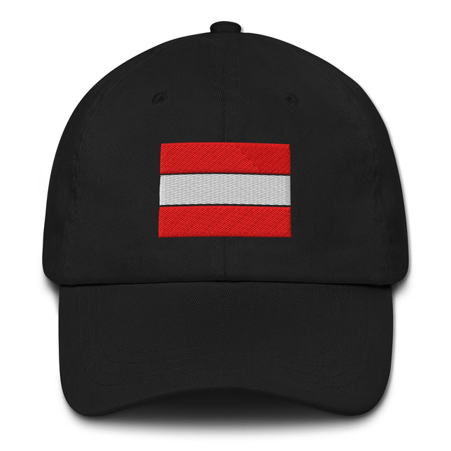 Austria Flag Baseball Cap | Embroidered Austrian Pride Country Hat