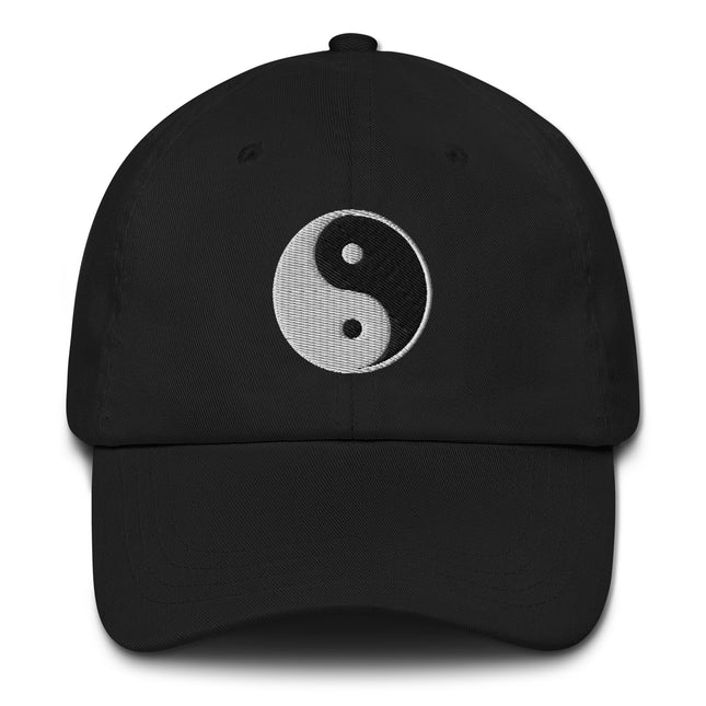 Yin and Yang Dad Hat | Yin-Yang Symbol Graphic Embroidered Baseball Cap