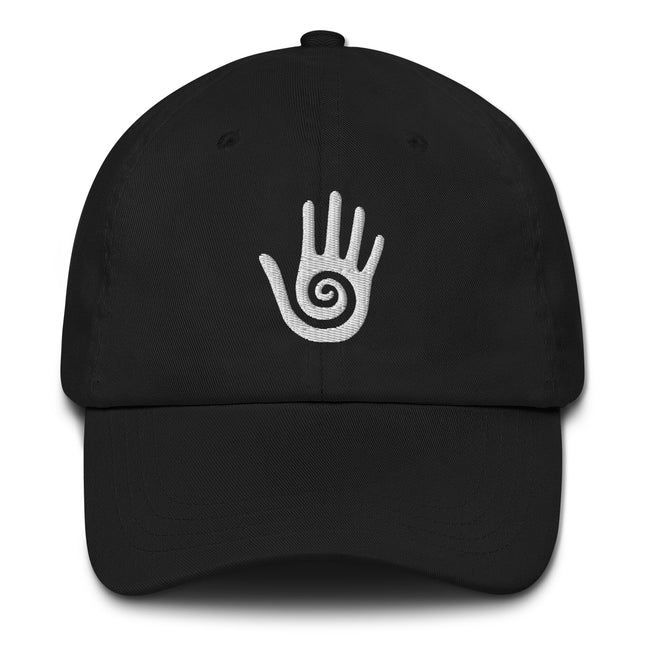 Hopi Healing Hand Symbol Embroidered Hat | Native American Baseball Cap